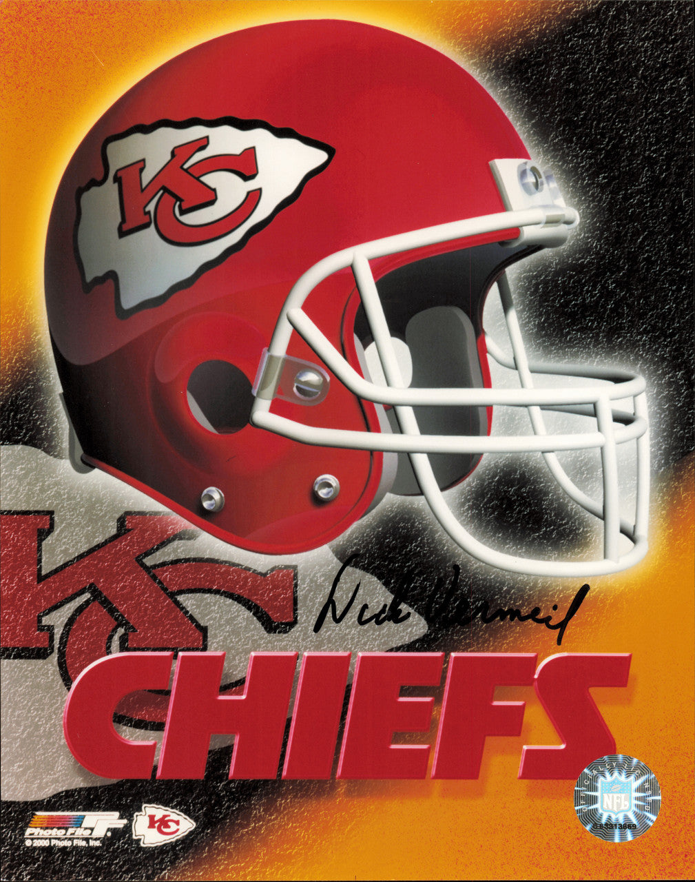 Dick Vermeil Autographed 8x10 Photo Kansas City Chiefs SKU #257357