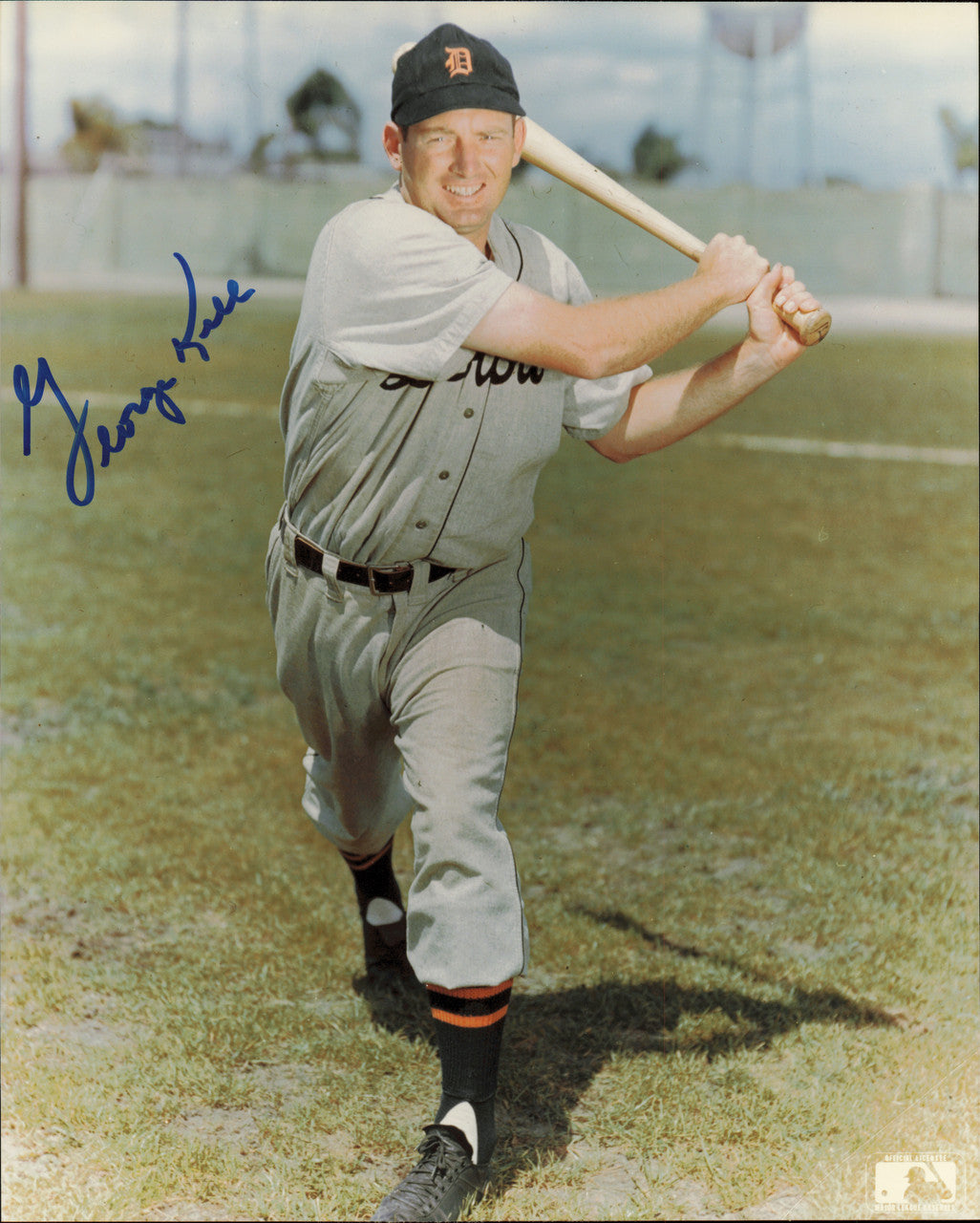 George Kell Autographed 8x10 Photo Detroit Tigers SKU #257364