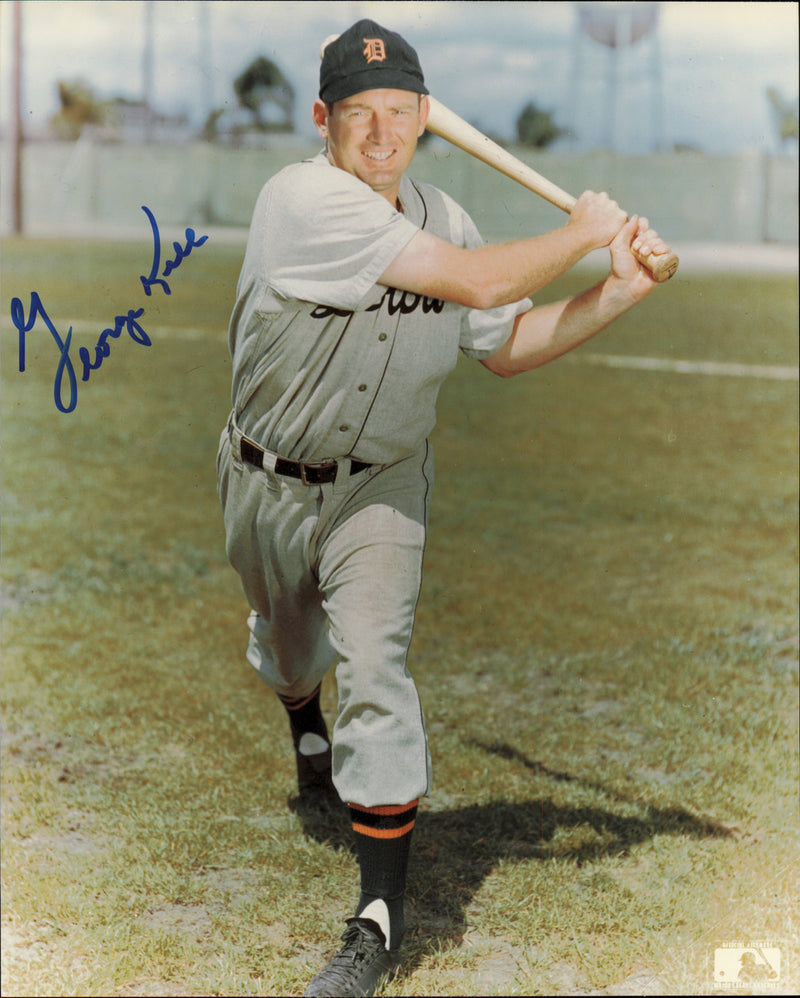 George Kell Autographed 8x10 Photo Detroit Tigers SKU #257364