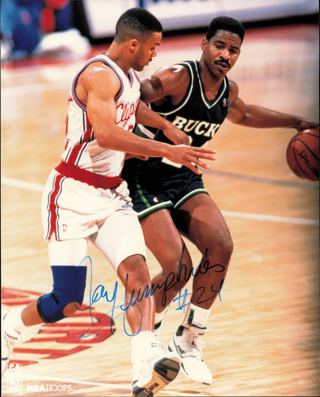 Jay Humphries Autographed 8x10 Photo Milwaukee Bucks SKU #257378