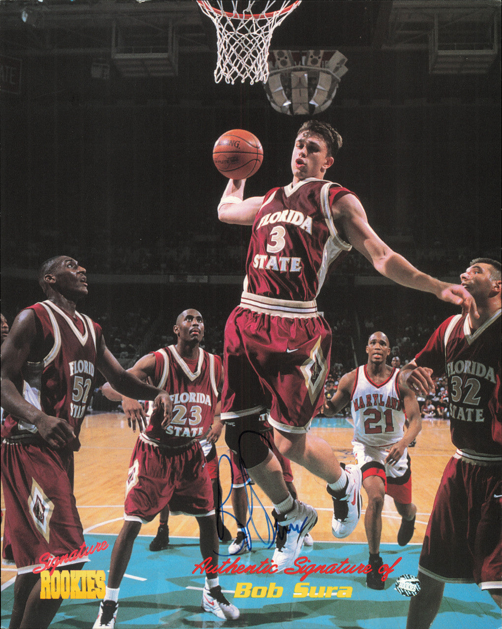 Bob Sura Autographed 8x10 Photo Florida State SKU #257387