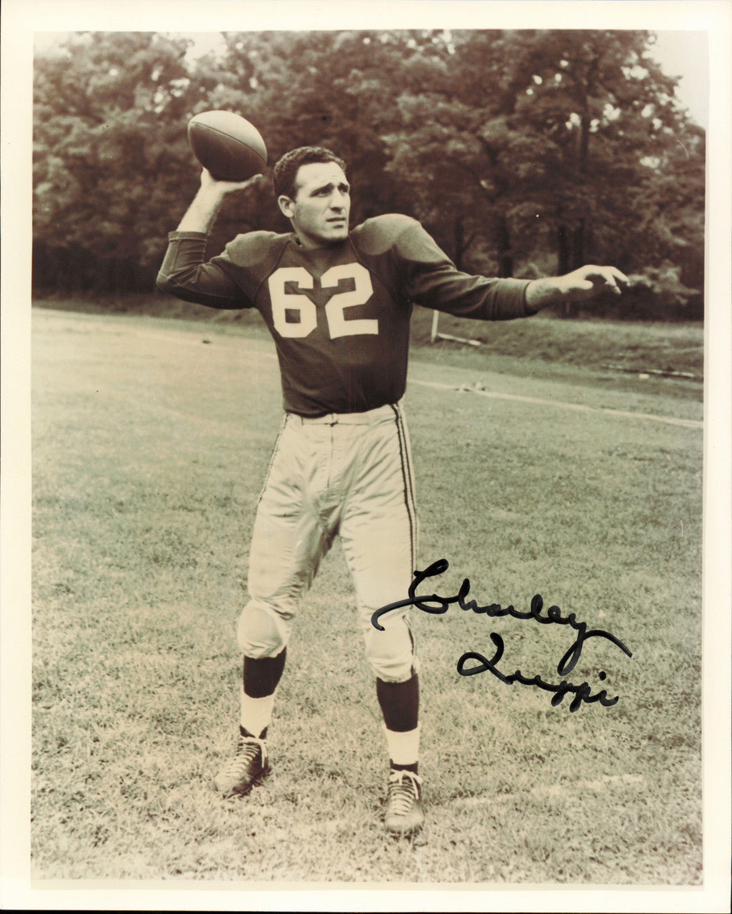 Charley Trippi Autographed 8x10 Photo Chicago Cardinals SKU #257391