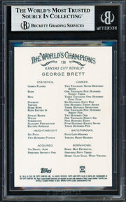 George Brett Autographed 2024 Topps Allen & Ginter Card #130 Kansas City Royals Beckett BAS #19210183