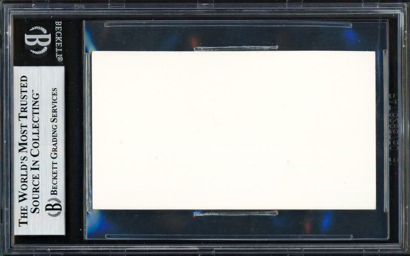 Crash Davis Autographed Business Card Philadelphia A's "Bull Durham" Beckett BAS #19210441