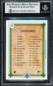 Ken Griffey Jr. Autographed 1989 Upper Deck Rookie Card #27 Seattle Mariners Beckett BAS #19211333
