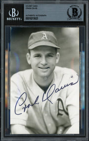 Crash Davis Autographed Postcard Philadelphia A's "Bull Durham" Beckett BAS #19215625