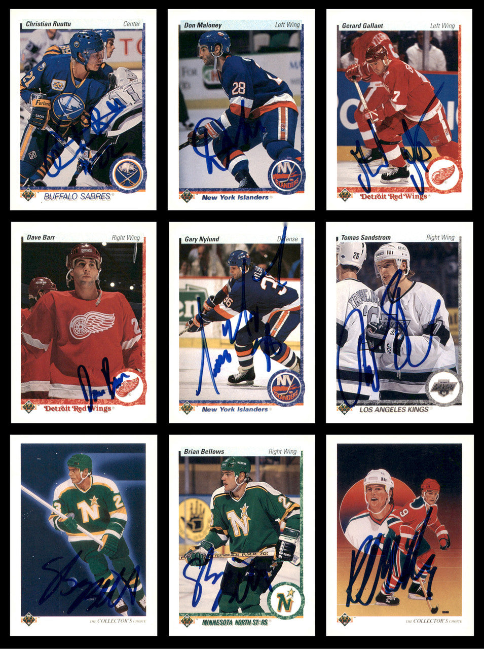 1987-1993 Hockey Autographed Cards (100 Count Lot) SKU #257850
