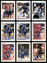 1987-1993 Hockey Autographed Cards (100 Count Lot) SKU #257850