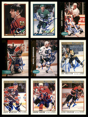 1987-1993 Hockey Autographed Cards (100 Count Lot) SKU #257850