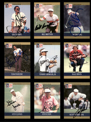 1990 Pro Set Golf Autographed Cards (39 Count Lot - All Different) SKU #257856