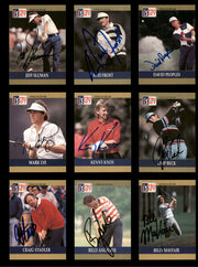 1990 Pro Set Golf Autographed Cards (39 Count Lot - All Different) SKU #257856