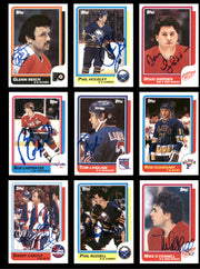 1986-87 Topps Hockey Autographed Cards (85 Count Lot - All Different) SKU #257858