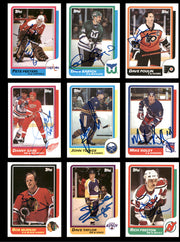 1986-87 Topps Hockey Autographed Cards (85 Count Lot - All Different) SKU #257858