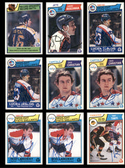 1983-84 O-Pee-Chee Hockey Autographed Cards (72 Count Lot) SKU #257861
