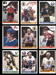 1985-86 Hockey Autographed Cards (96 Count Lot - All Different) SKU #257864