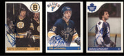 1985-86 Hockey Autographed Cards (96 Count Lot - All Different) SKU #257864