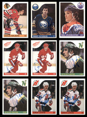 1985-86 Topps Hockey Autographed Cards (54 Count Lot) SKU #257866
