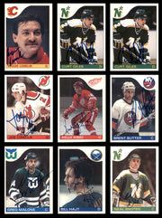 1985-86 Topps Hockey Autographed Cards (54 Count Lot) SKU #257866