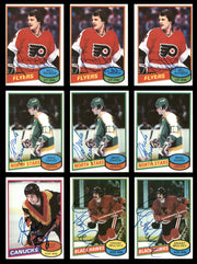 1980-81 Topps Hockey Autographed Cards (84 Count Lot) SKU #257867
