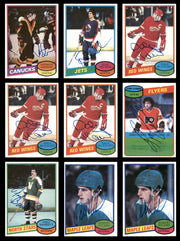 1980-81 Topps Hockey Autographed Cards (84 Count Lot) SKU #257867