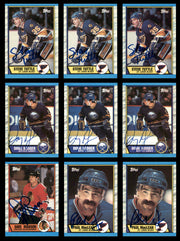 1989-90 Topps Hockey Autographed Cards (56 Count Lot) SKU #257869