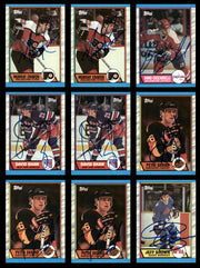 1989-90 Topps Hockey Autographed Cards (56 Count Lot) SKU #257869