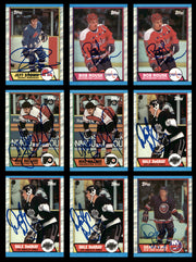 1989-90 Topps Hockey Autographed Cards (56 Count Lot) SKU #257869