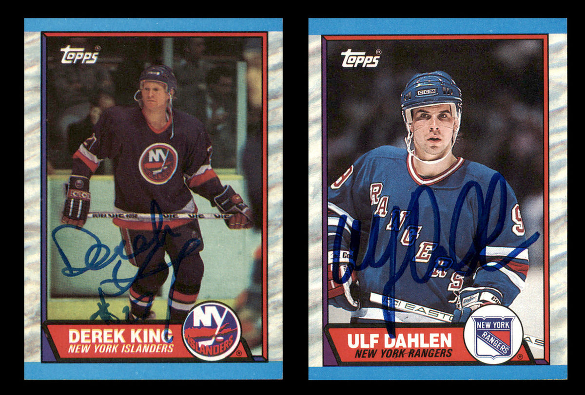 1989-90 Topps Hockey Autographed Cards (56 Count Lot) SKU #257869