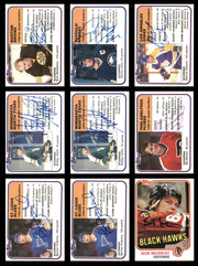 1981-82 Topps Hockey Autographed Cards (31 Count Lot) SKU #257878