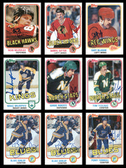 1981-82 Topps Hockey Autographed Cards (31 Count Lot) SKU #257878