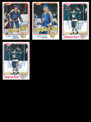 1981-82 Topps Hockey Autographed Cards (31 Count Lot) SKU #257878