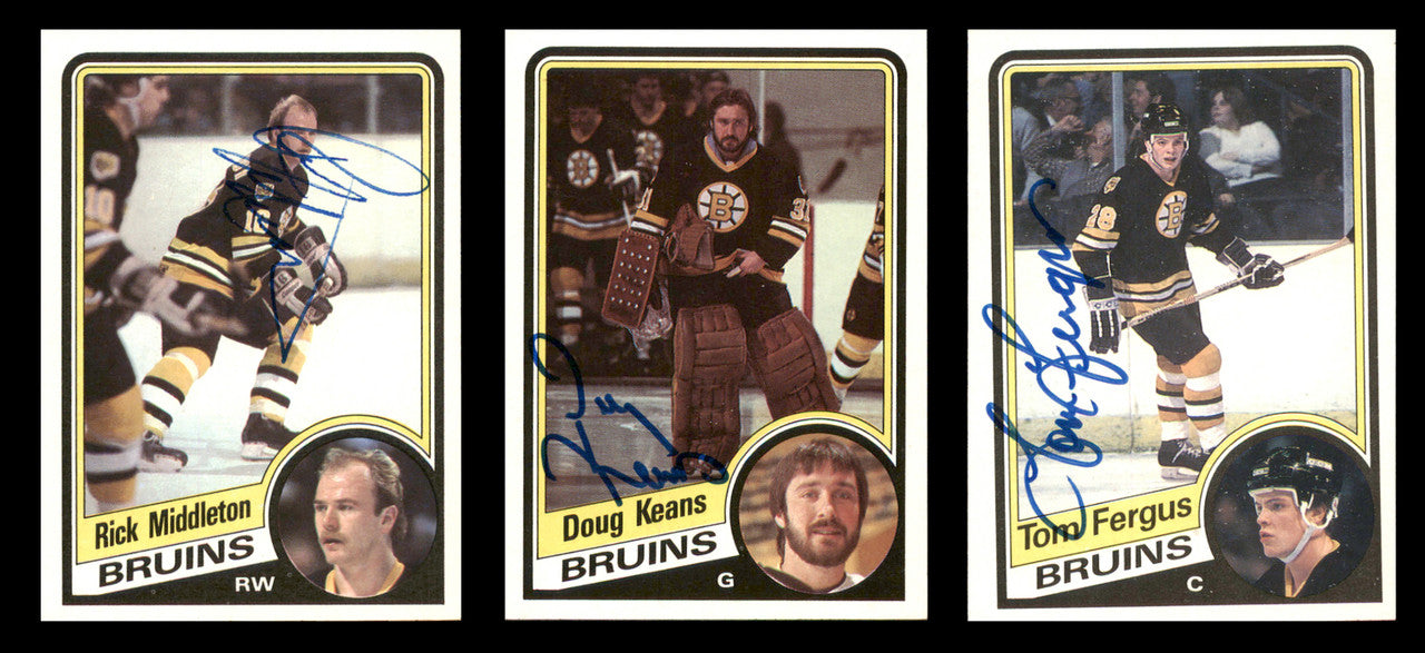 1984-85 Topps Hockey Autographed Cards (57 Count Lot - All Different) SKU #257879