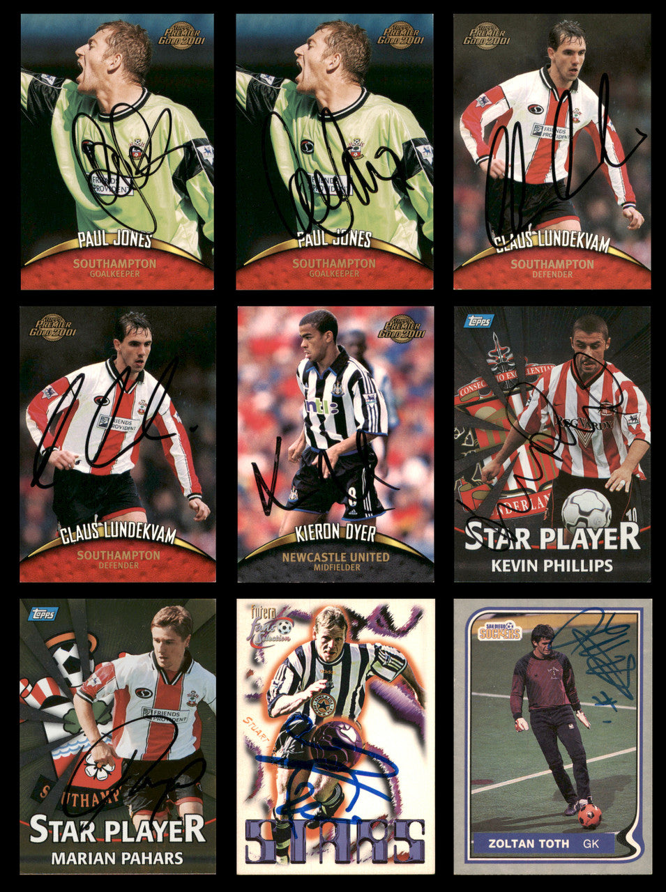 1987-2001 Soccer Autographed Cards (33 Count Lot) SKU #257881