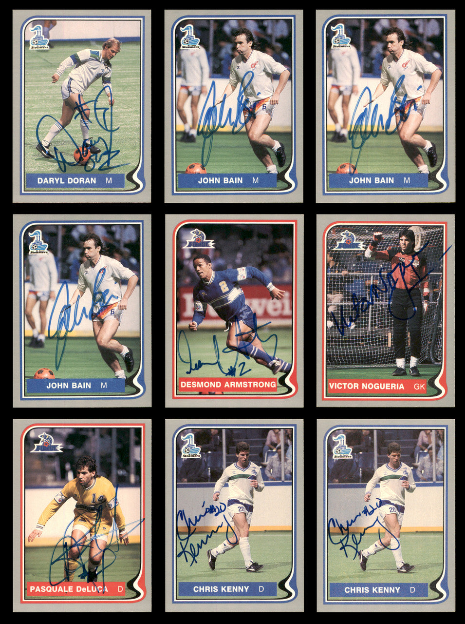 1987-2001 Soccer Autographed Cards (33 Count Lot) SKU #257881