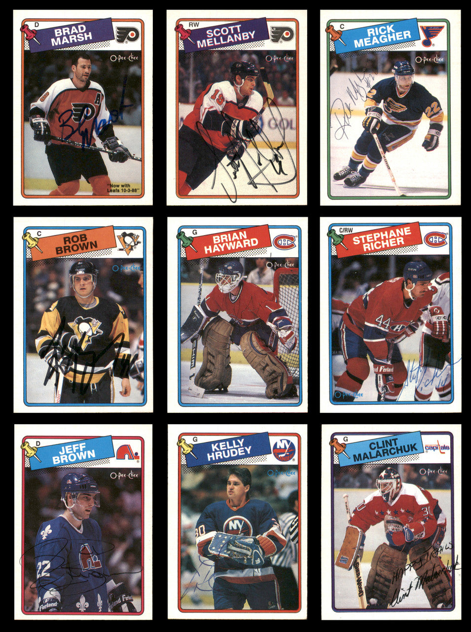 1981-1990 Hockey Autographed Cards (67 Count Lot) SKU #257882