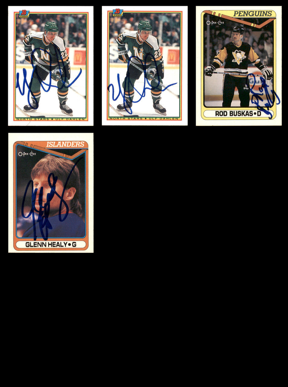 1981-1990 Hockey Autographed Cards (67 Count Lot) SKU #257882