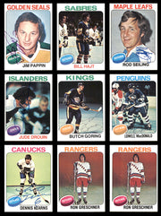 1975-76 Topps Hockey Autographed Cards (40 Count Lot) SKU #257886