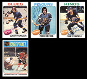 1975-76 Topps Hockey Autographed Cards (40 Count Lot) SKU #257886