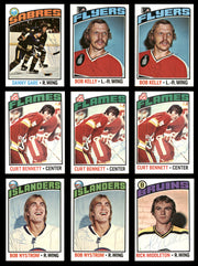 1976-77 Topps Hockey Autographed Cards (39 Count Lot) SKU #257888