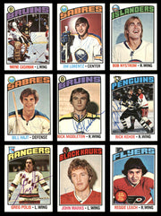 1976-77 Topps Hockey Autographed Cards (52 Count Lot - All Different) SKU #257889