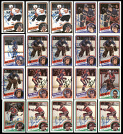 1984-85 Topps Hockey Autographed Cards (120 Count Lot) SKU #257904