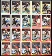 1984-85 Topps Hockey Autographed Cards (120 Count Lot) SKU #257904