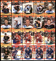 1990-91 Pro Set Hockey Autographed Cards (160 Count Lot) SKU #257907