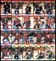 1990-91 Pro Set Hockey Autographed Cards (160 Count Lot) SKU #257907