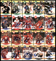 1990-91 Pro Set Hockey Autographed Cards (160 Count Lot) SKU #257907