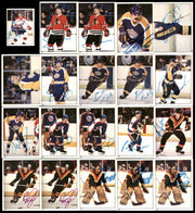 1983-84 Topps Stickers Hockey Autographed Cards (142 Count Lot) SKU #257914