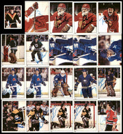 1983-84 Topps Stickers Hockey Autographed Cards (142 Count Lot) SKU #257914