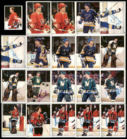 1983-84 Topps Stickers Hockey Autographed Cards (142 Count Lot) SKU #257914