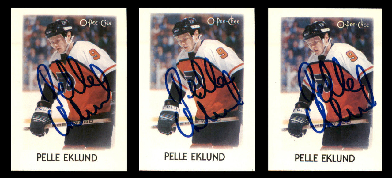 1987-88 O-Pee-Chee Mini's Hockey Autographed Cards (57 Count Lot) SKU #257916