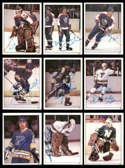1982-83 Topps Stickers Hockey Autographed Cards (84 Count Lot - All Different) SKU #257917